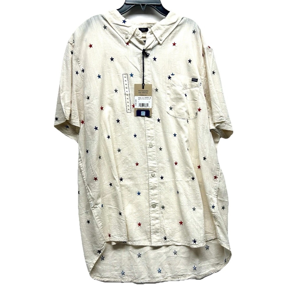 Chubbies The All Star No Stripes Resort Weave Friday Men's XL Shirt (R1)